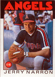 1986 Topps Baseball Cards      543     Jerry Narron